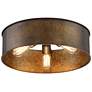Nuvo Lighting Kettle 17" Wide Weathered Brass 3-Light Ceiling Light