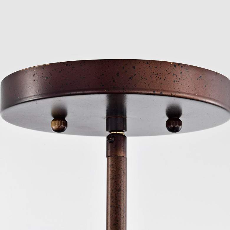 Image 5 Nuvo Lighting Kettle 20" Wide 4-Light Weathered Brass Drum Pendant more views