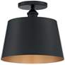 Nuvo Lighting Motif 10" Wide Modern Black and Gold Ceiling Light