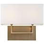 1_Nuvo Lighting Tribeca 11 3/4" High Burnished Brass Wall Sconce