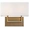 Nuvo Lighting Tribeca 11 3/4" High Burnished Brass Wall Sconce