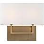 2_Nuvo Lighting Tribeca 11 3/4" High Burnished Brass Wall Sconce more views