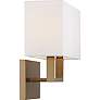 4_Nuvo Lighting Tribeca 11 3/4" High Burnished Brass Wall Sconce more views