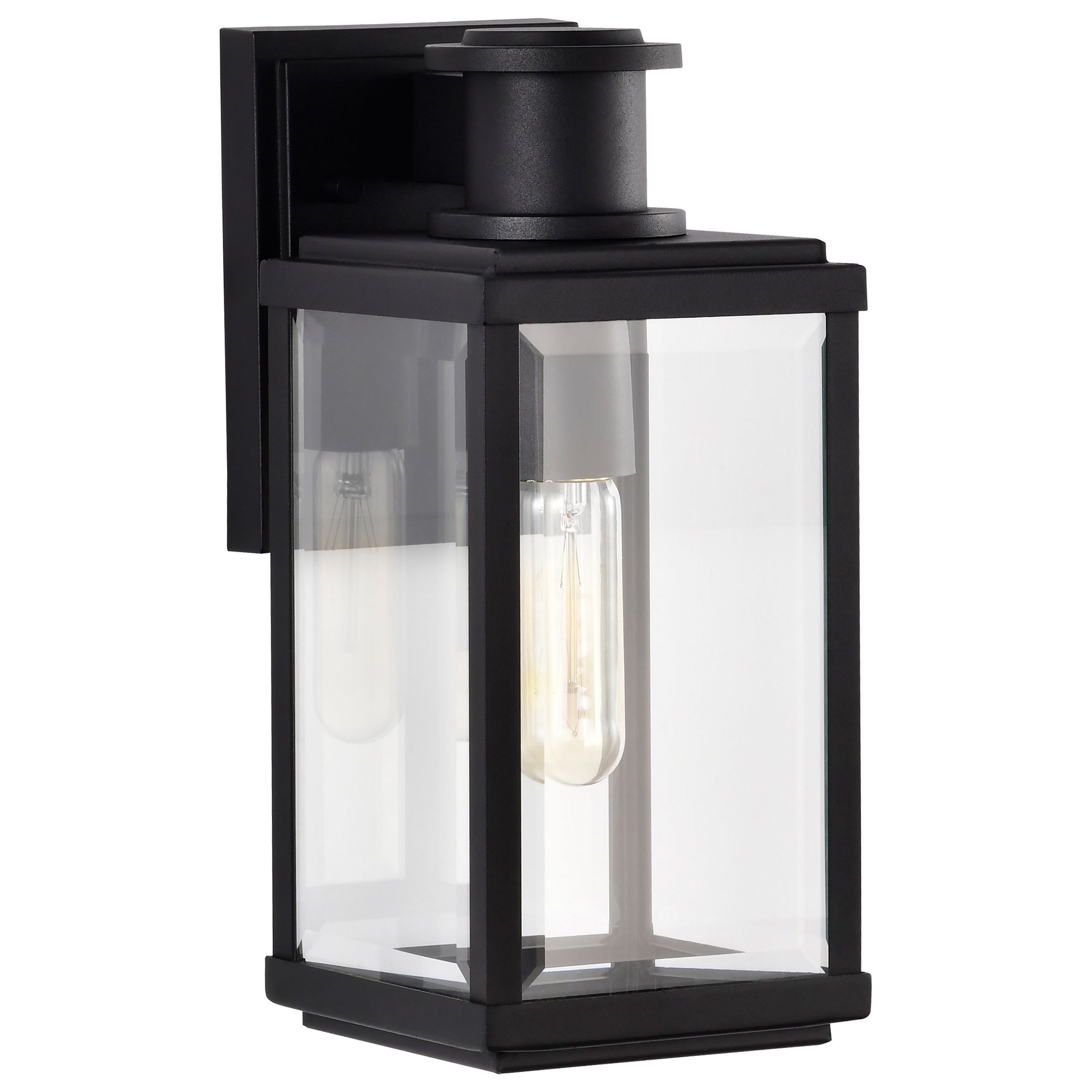 Image 5 Nuvo Luca 13" High Sand Black Small Outdoor Lantern more views