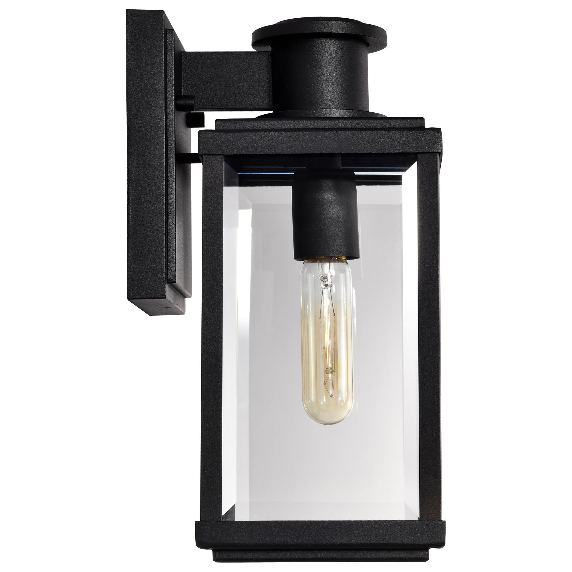 Nuvo Luca 13" High Sand Black Small Outdoor Lantern