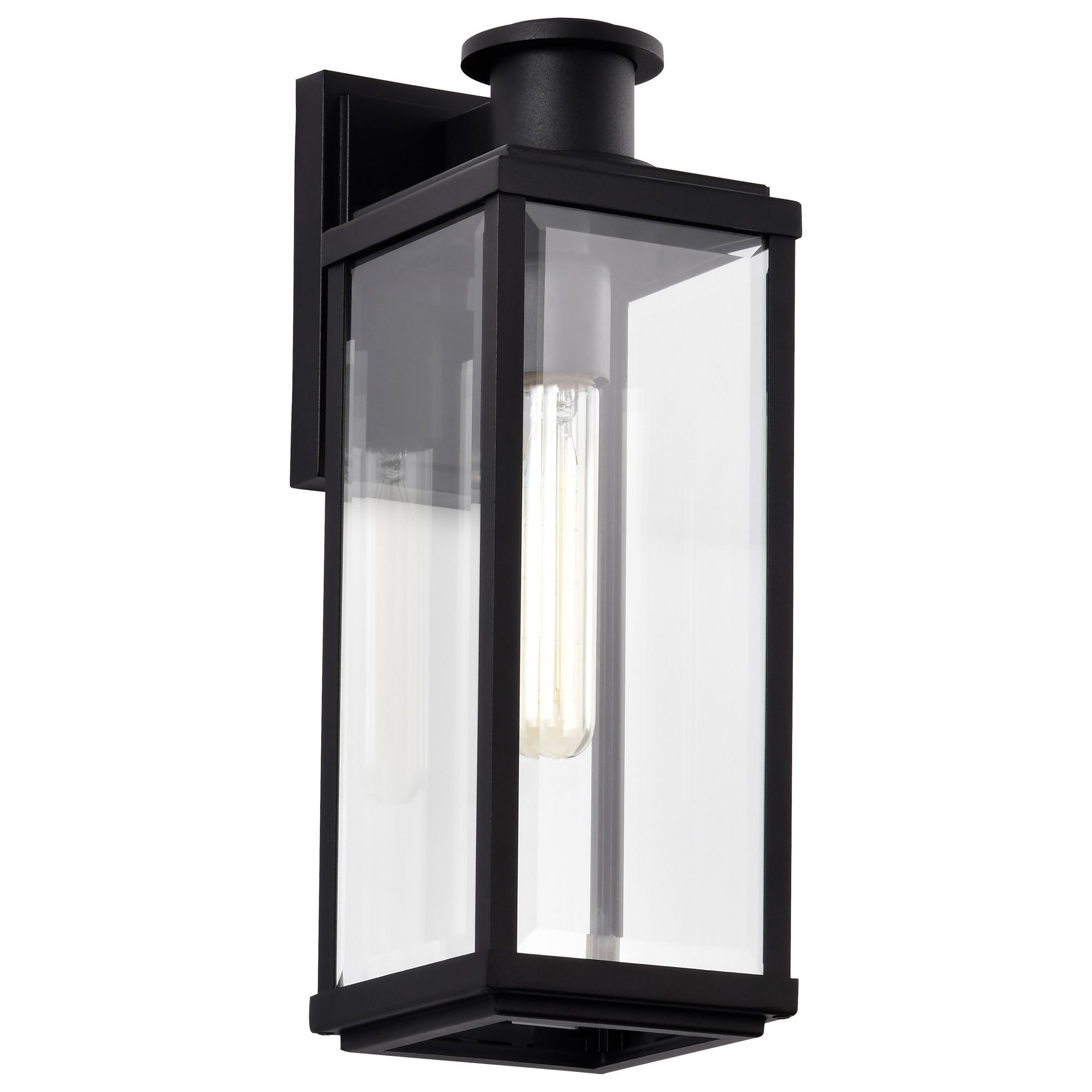 Image 3 Nuvo Luca 16 1/2" High Sand Black Medium Outdoor Lantern more views