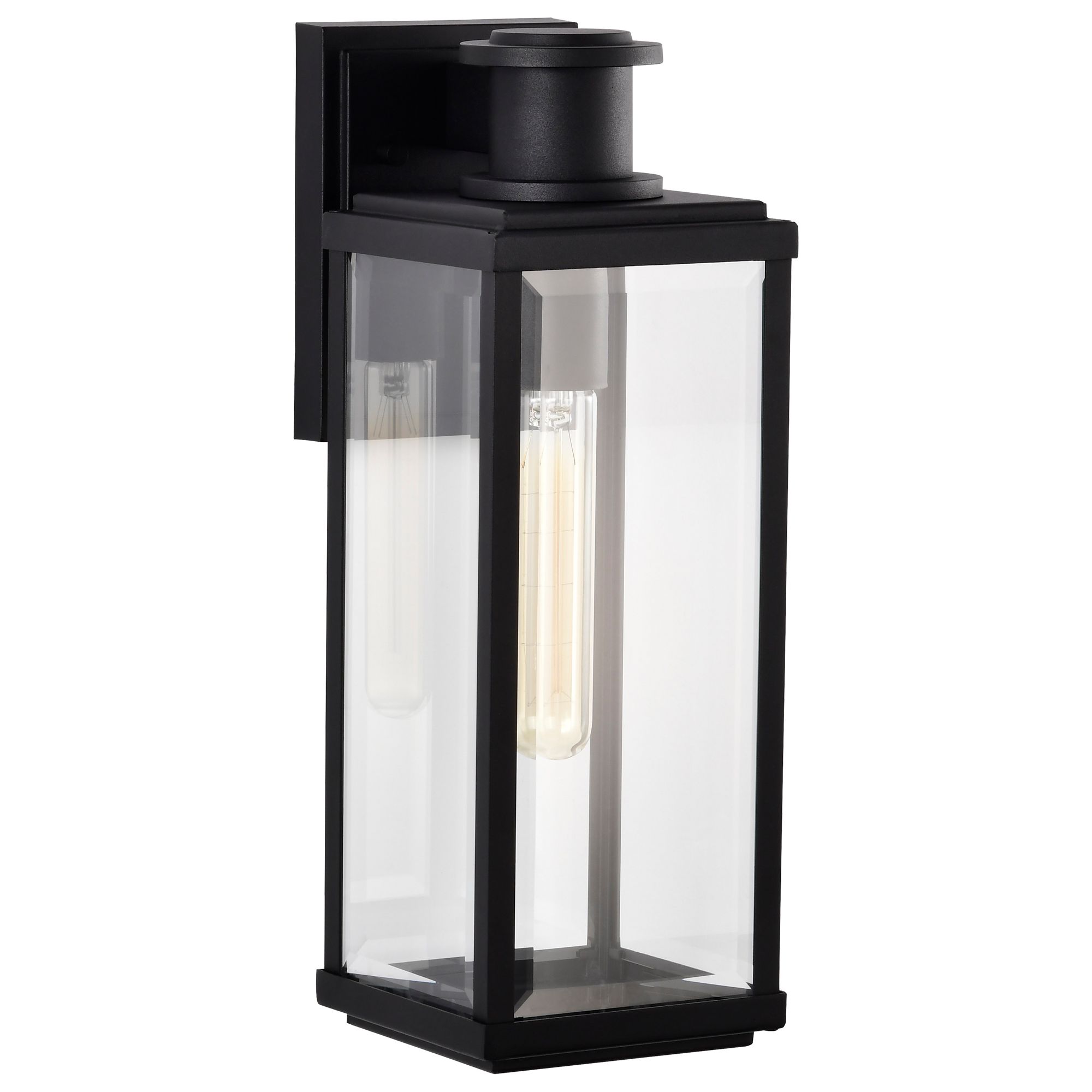 Image 5 Nuvo Luca 16 1/2" High Sand Black Medium Outdoor Lantern more views