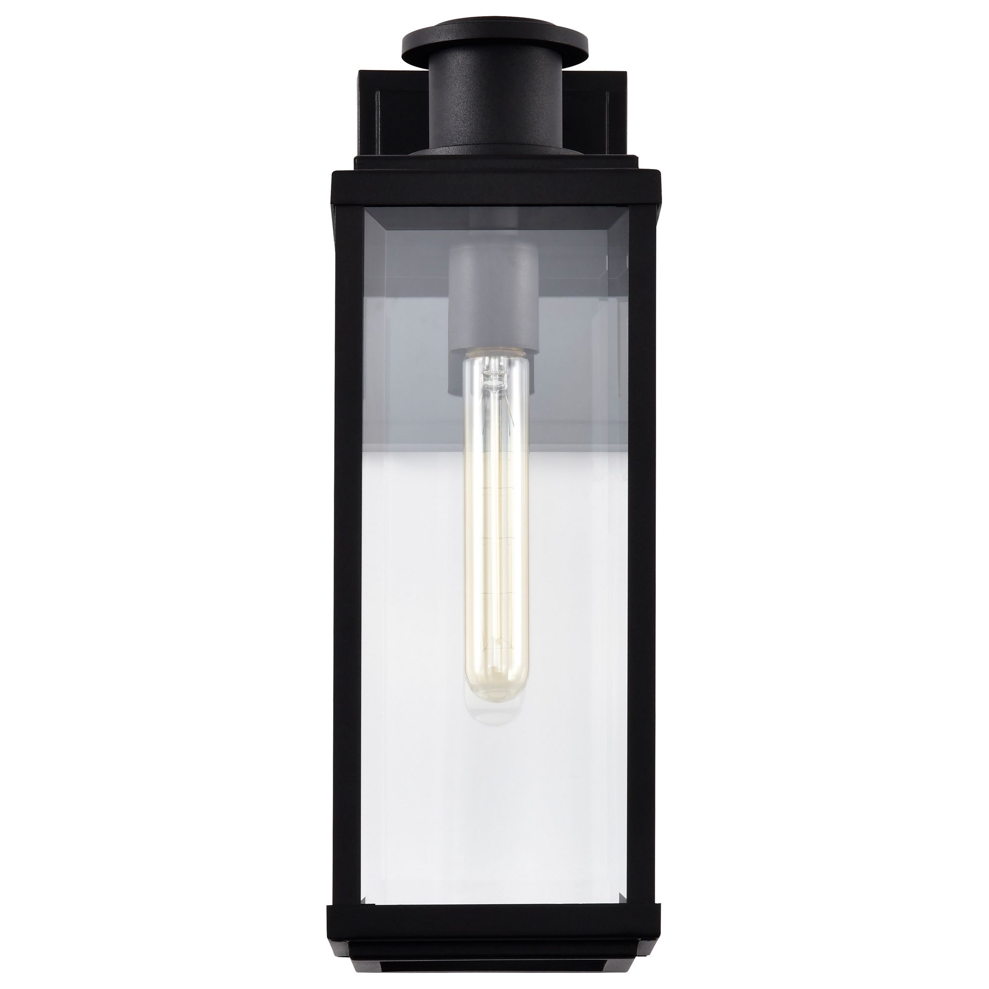 Image 7 Nuvo Luca 16 1/2" High Sand Black Medium Outdoor Lantern more views