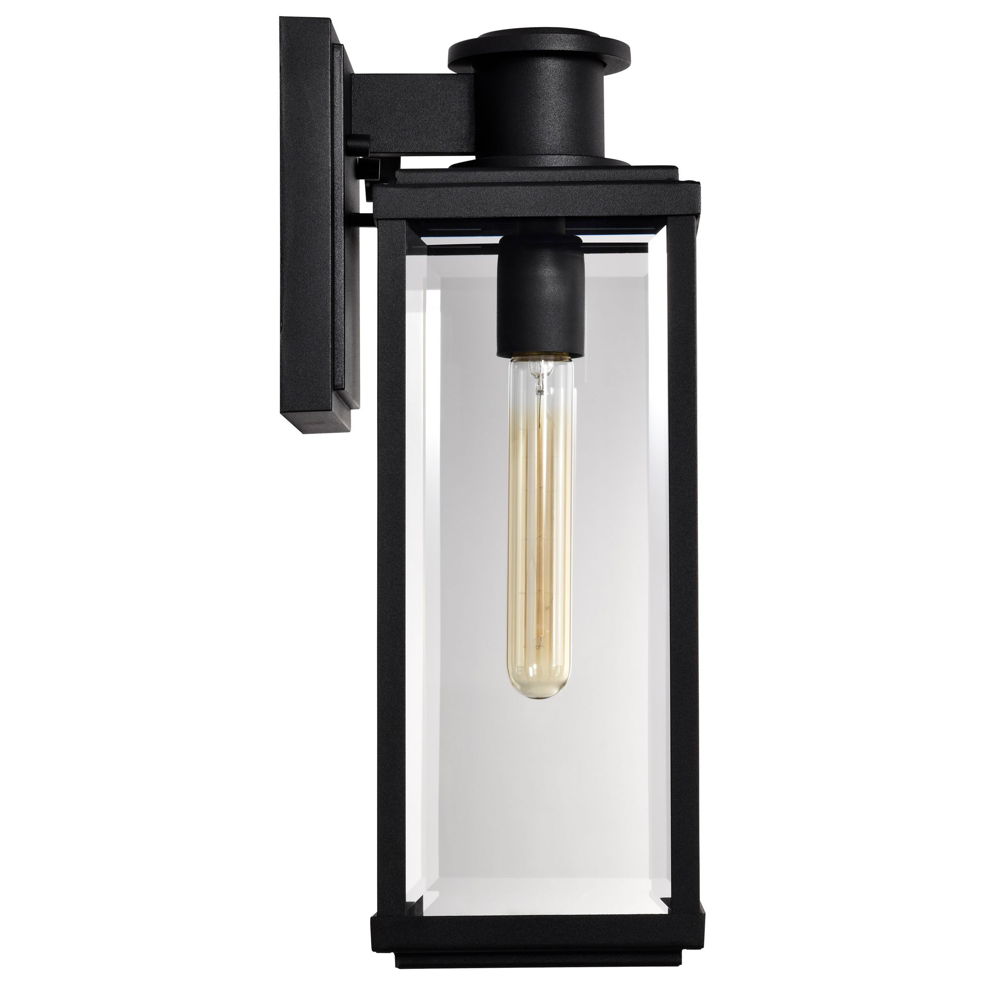 Nuvo Luca 16 1/2" High Sand Black Medium Outdoor Lantern