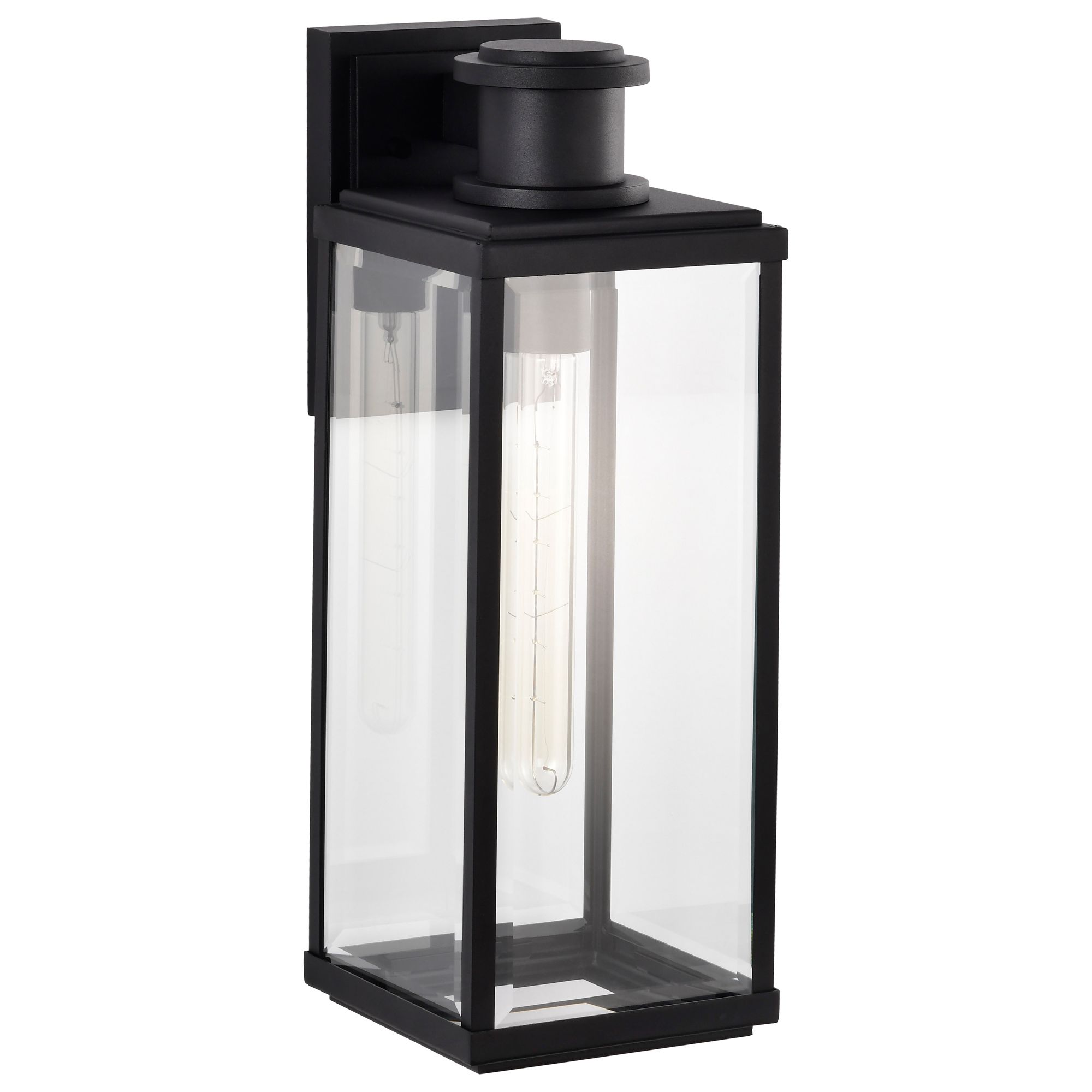 Image 3 Nuvo Luca 20" High Sand Black Large Outdoor Lantern more views
