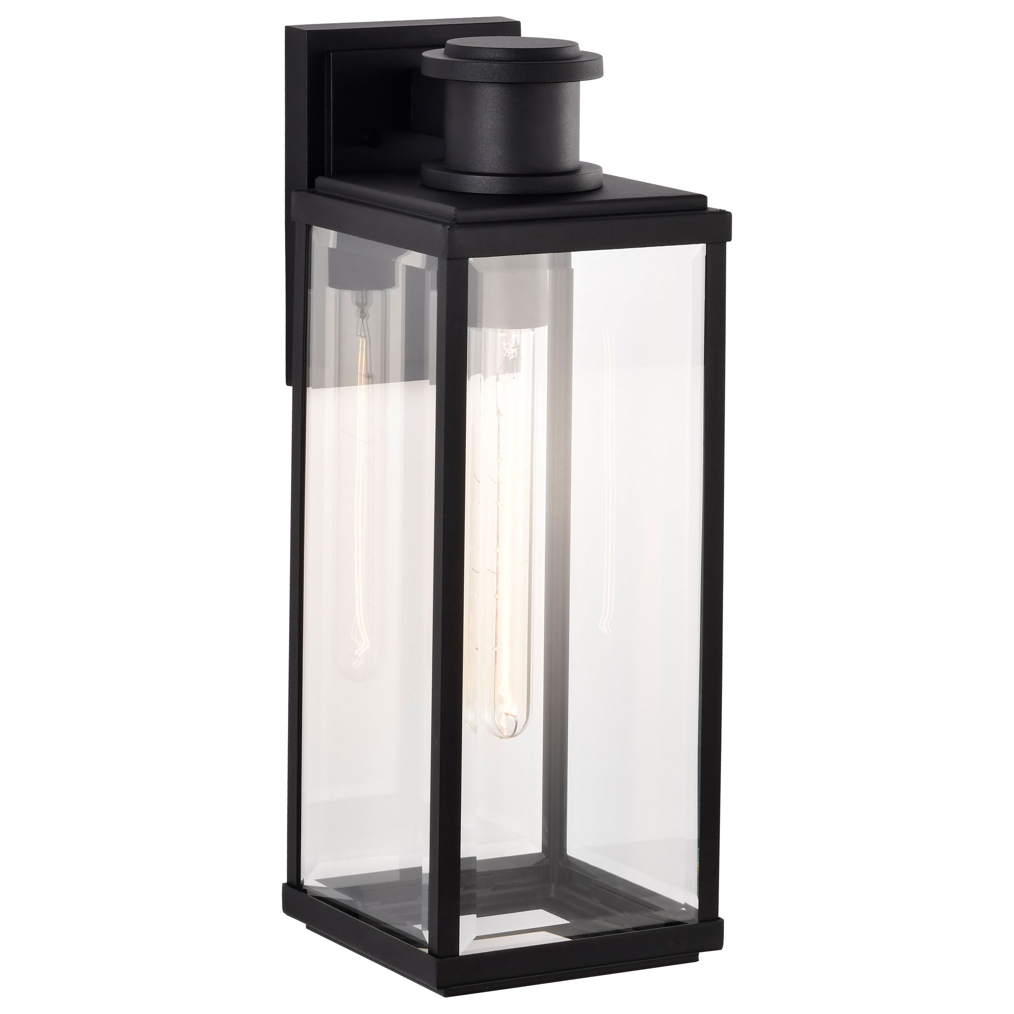 Image 4 Nuvo Luca 20" High Sand Black Large Outdoor Lantern more views