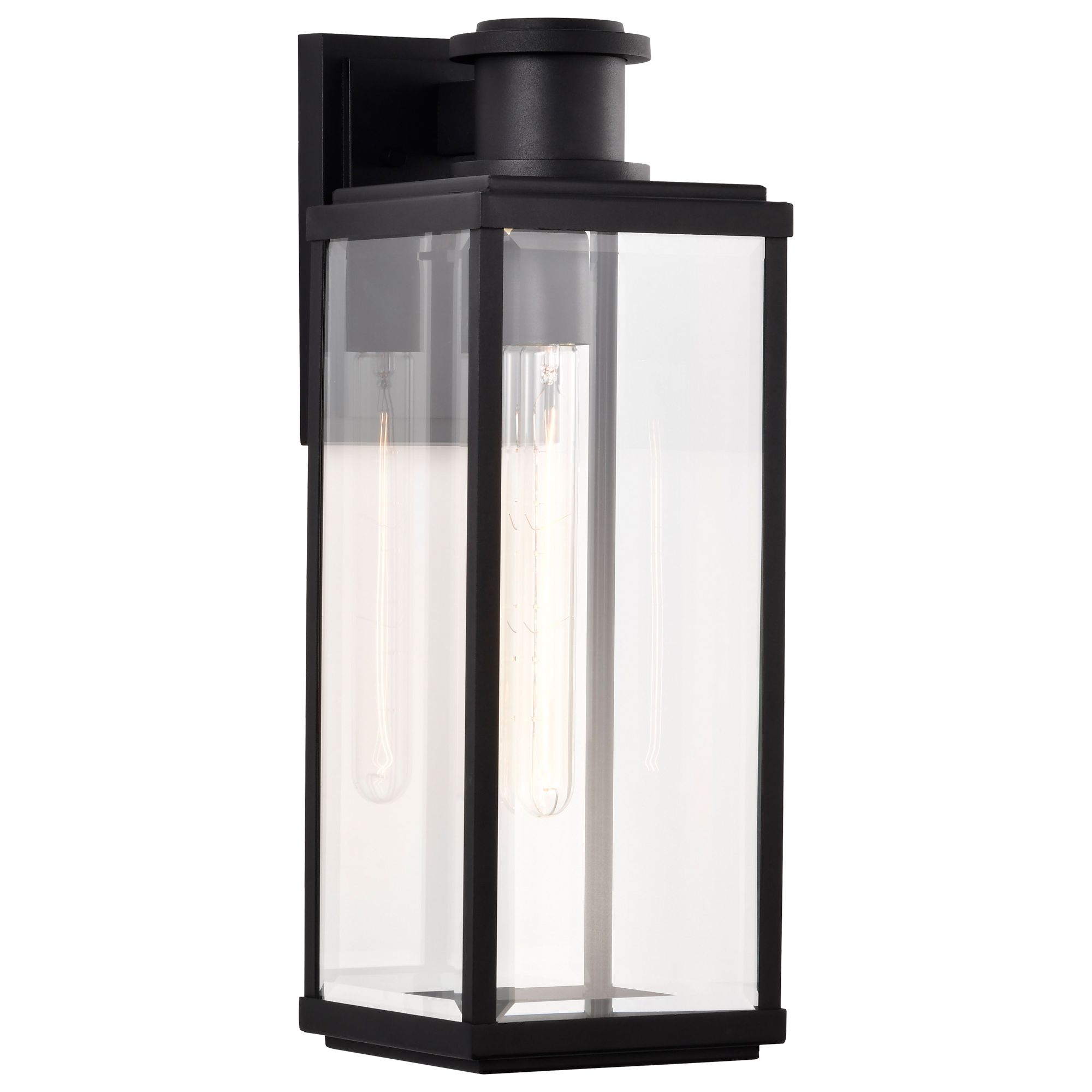 Image 6 Nuvo Luca 20" High Sand Black Large Outdoor Lantern more views