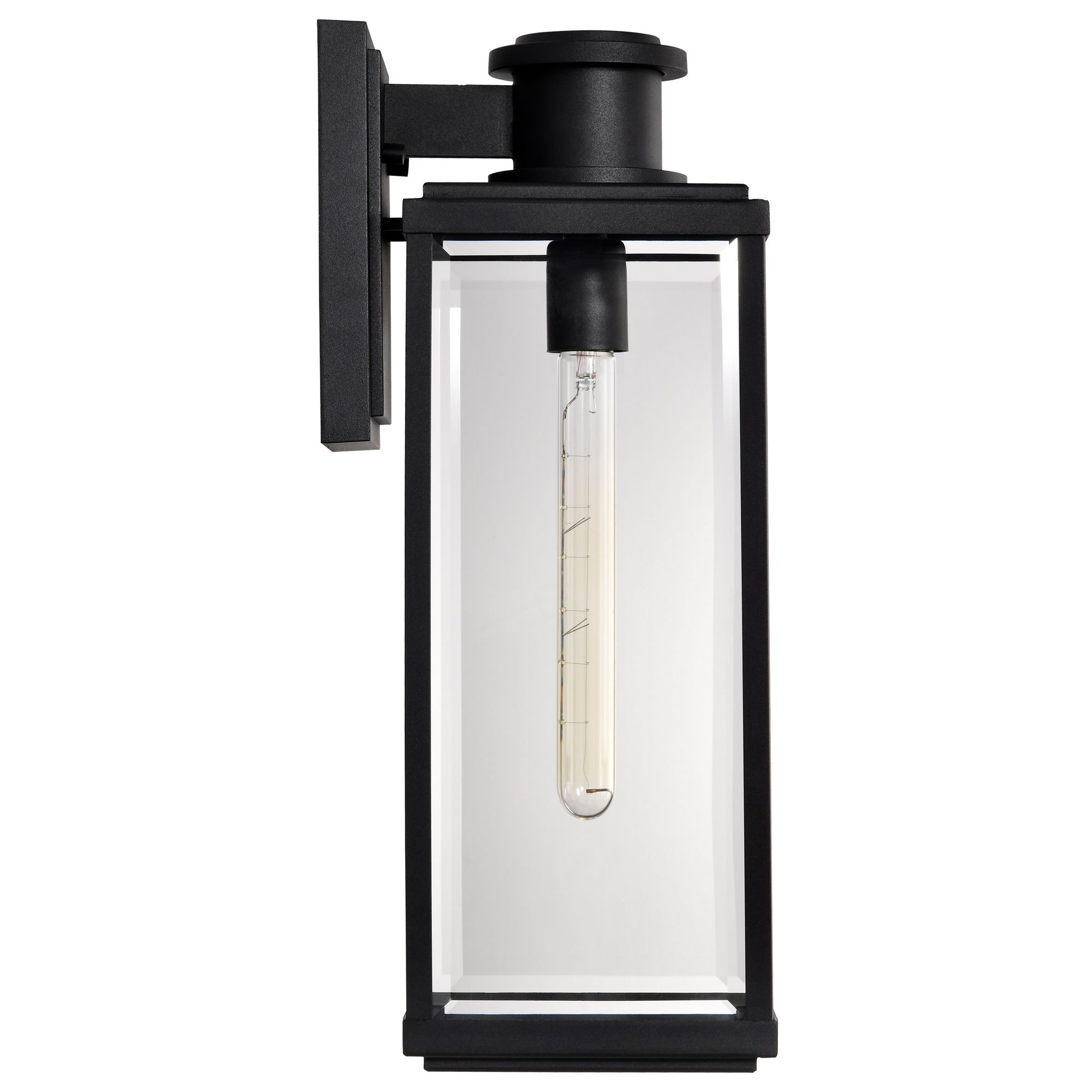 Nuvo Luca 20" High Sand Black Large Outdoor Lantern