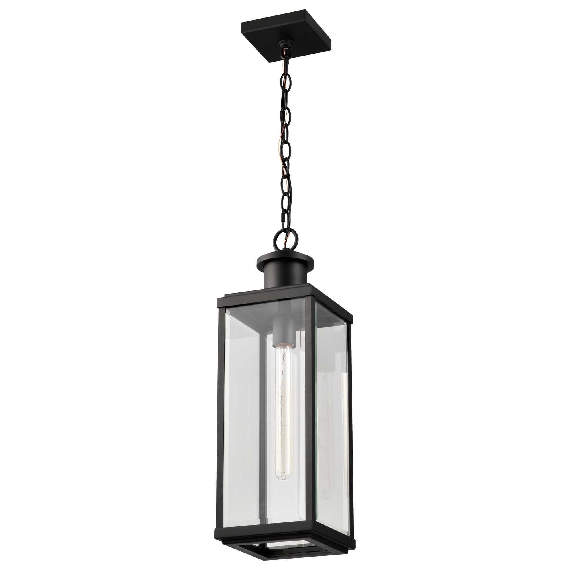 Image 3 Nuvo Luca 22 1/4" High Sand Black Hanging Pendant more views