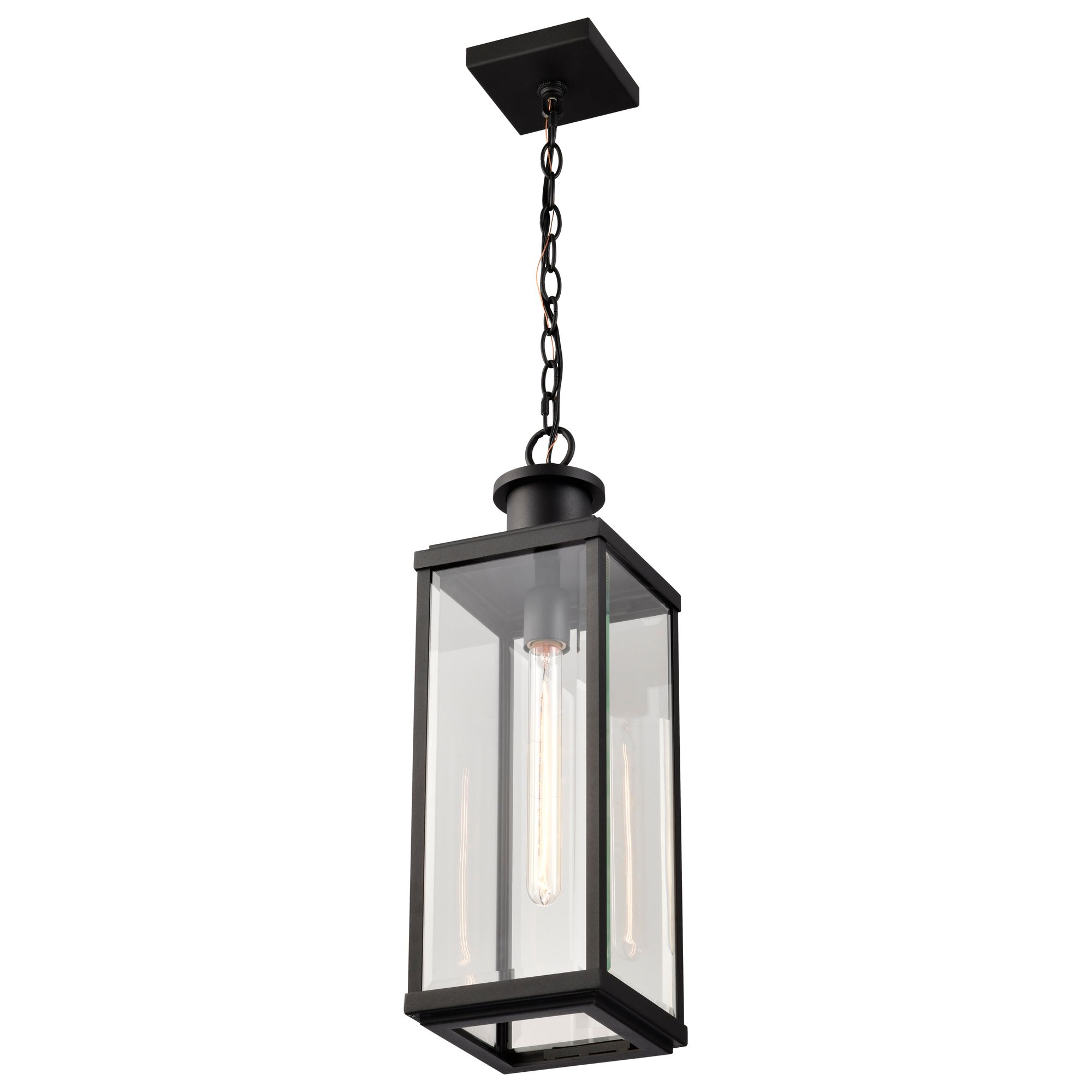 Image 6 Nuvo Luca 22 1/4" High Sand Black Hanging Pendant more views
