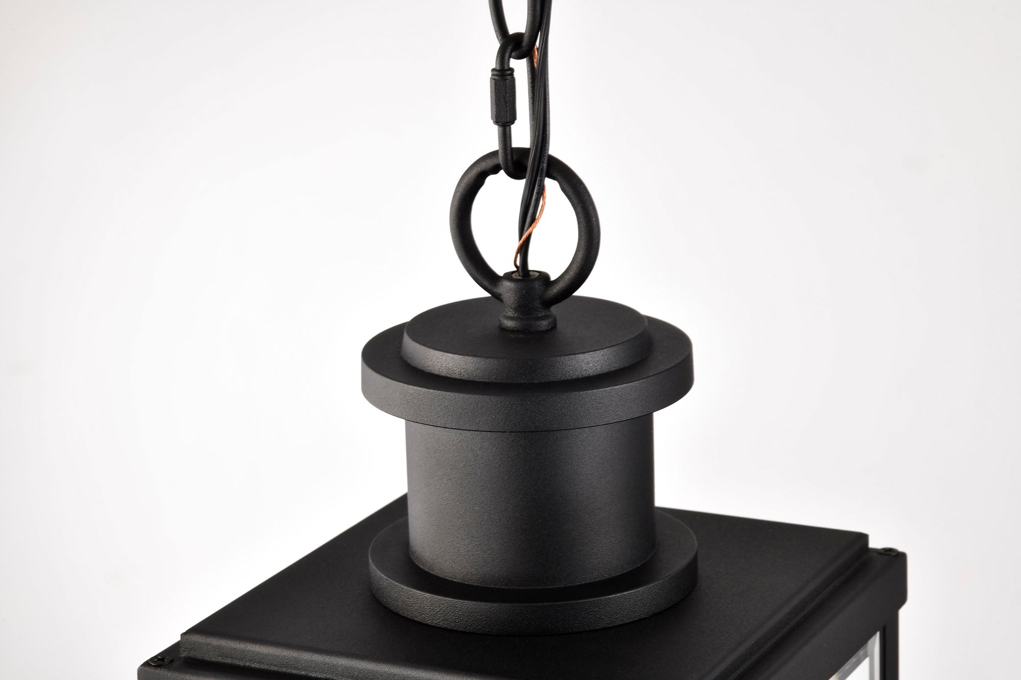 Nuvo Luca 22 1/4" High Sand Black Hanging Pendant