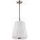 Nuvo Lune 12" Wide Brushed Nickel 3 Light Pendant