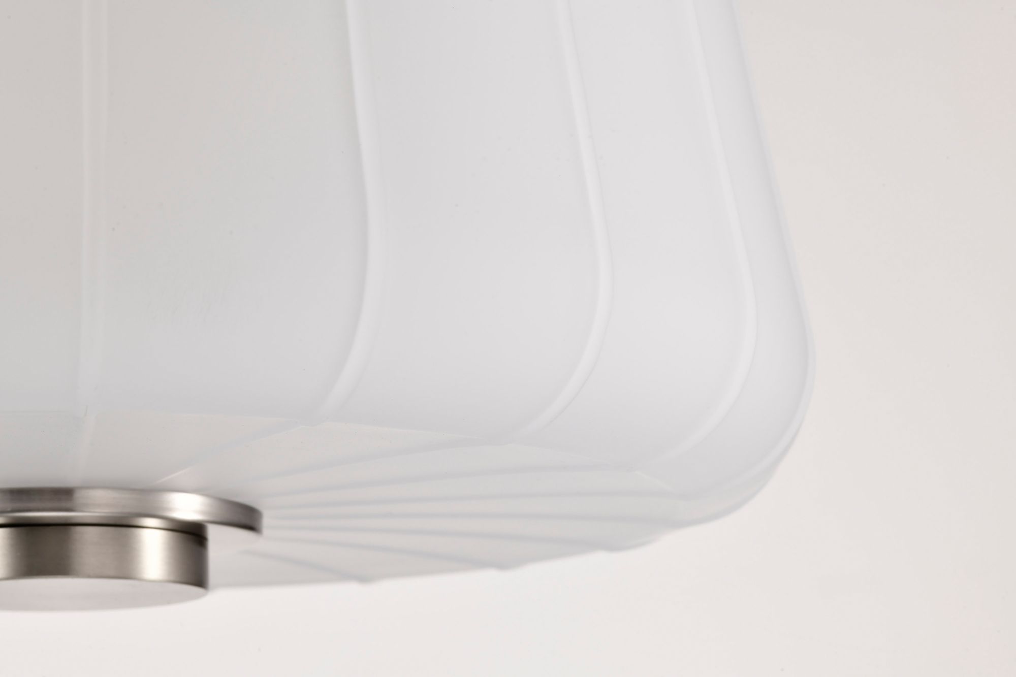 Image 7 Nuvo Lune 12" Wide Brushed Nickel 3 Light Pendant more views