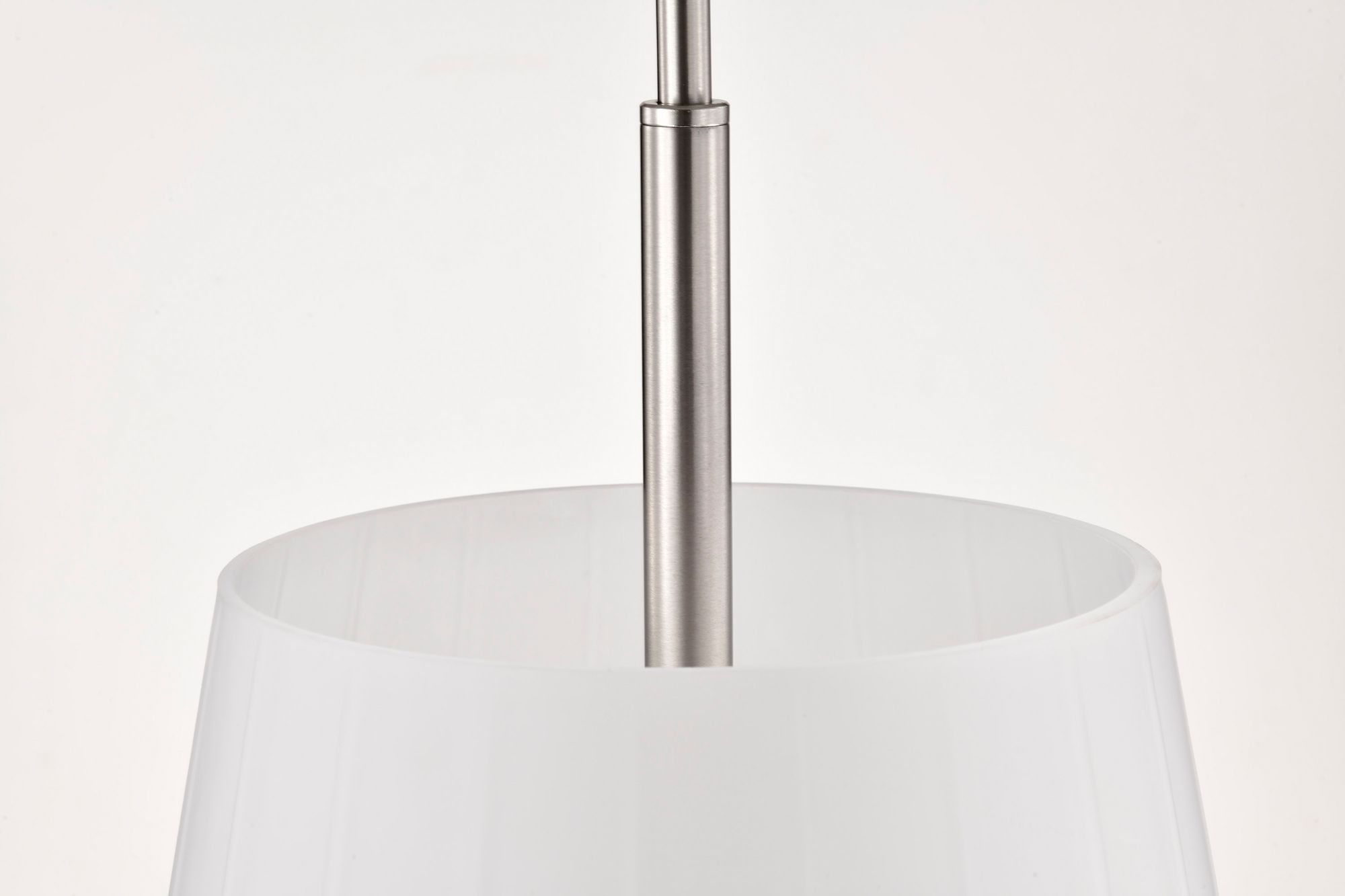 Nuvo Lune 12" Wide Brushed Nickel 3 Light Pendant