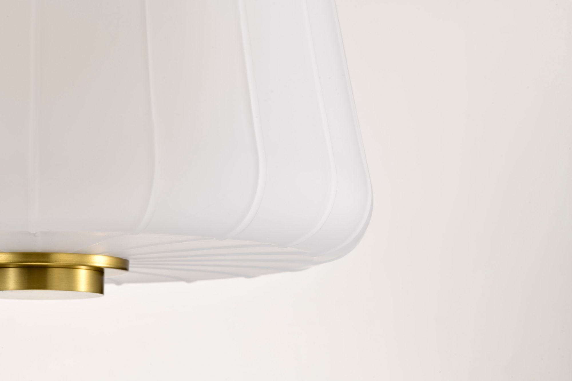 Nuvo Lune 12" Wide Vintage Brass 3 Light Pendant