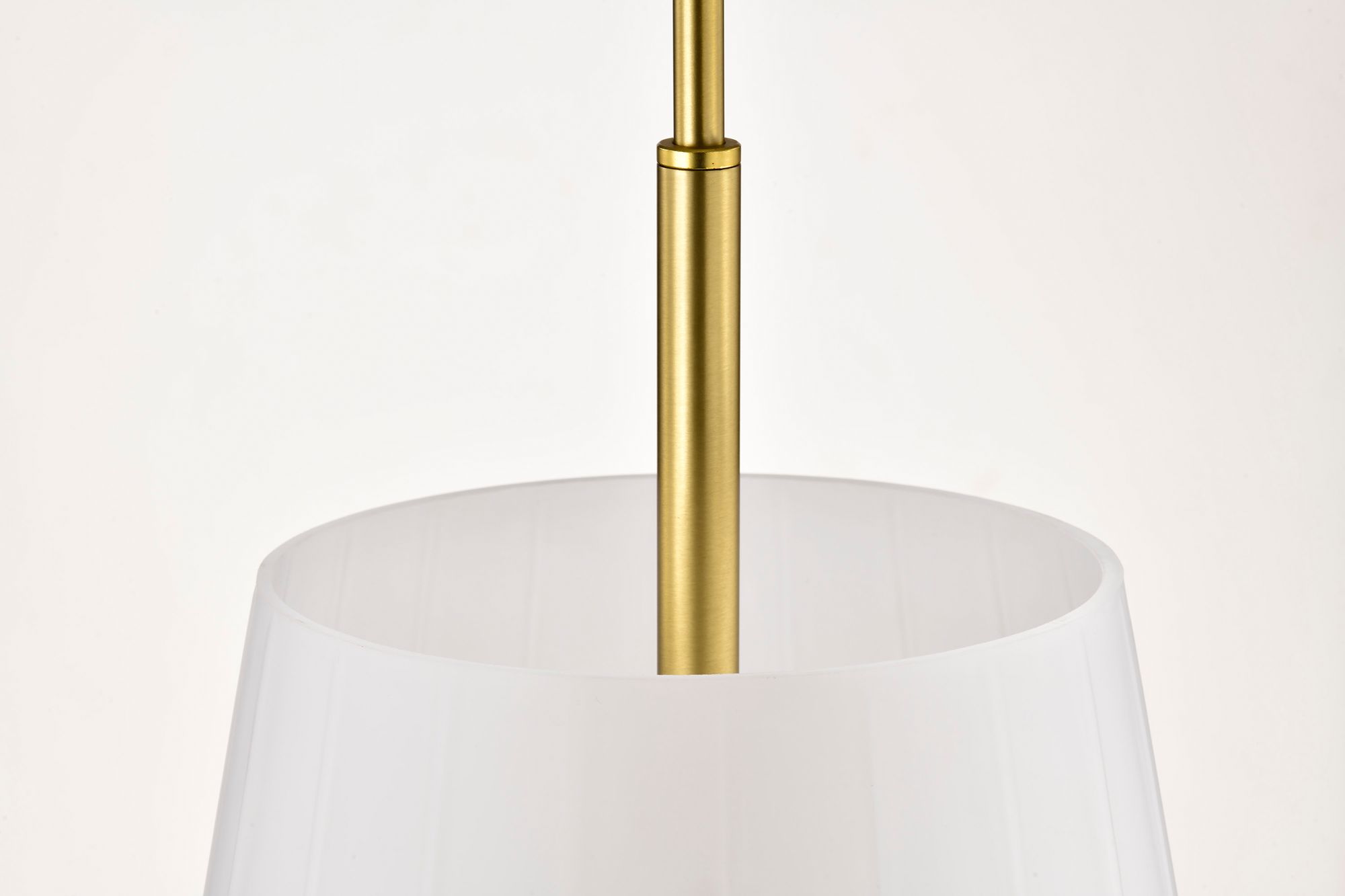 Nuvo Lune 12" Wide Vintage Brass 3 Light Pendant