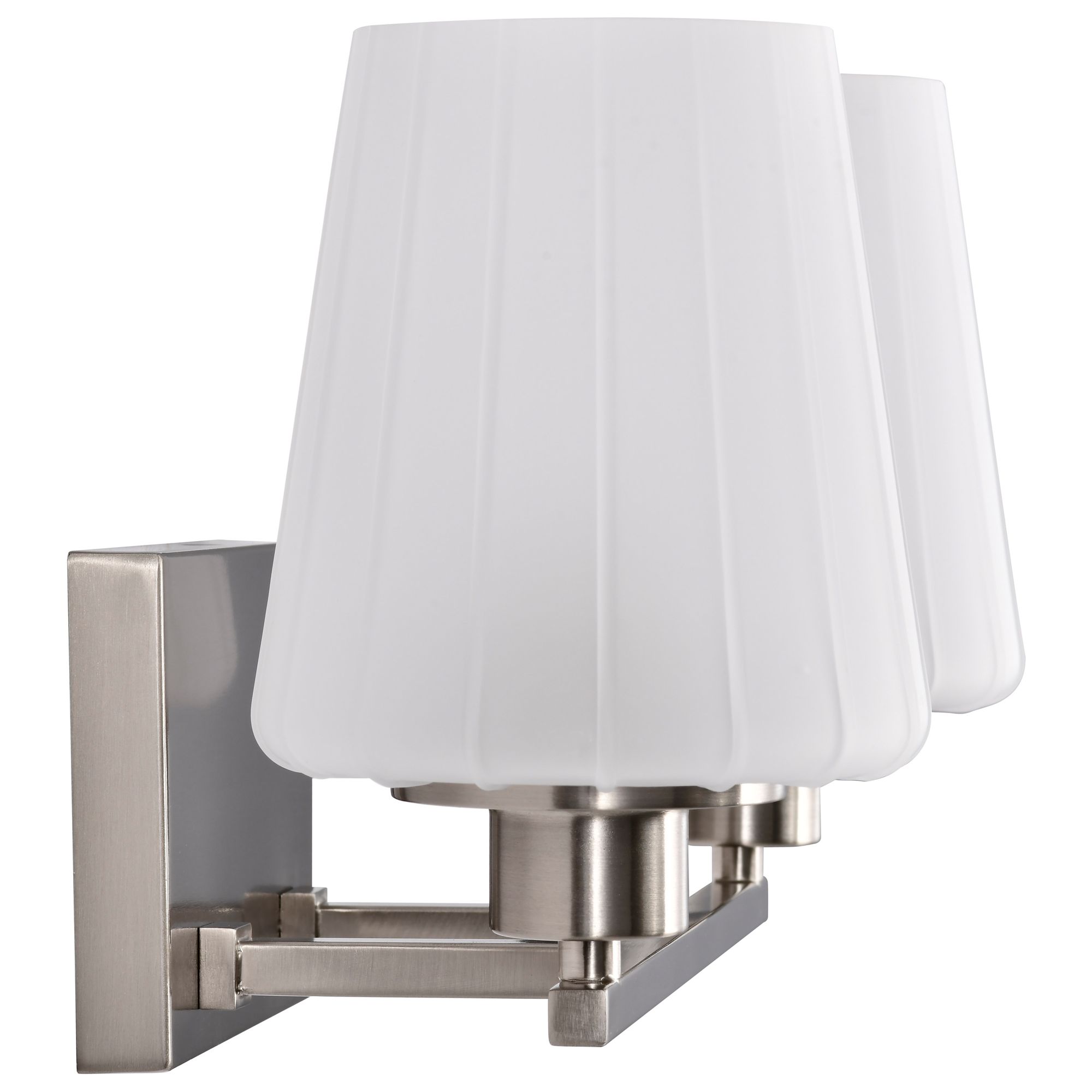 Nuvo Lune 16" Wide Brushed Nickel 2 Light Vanity