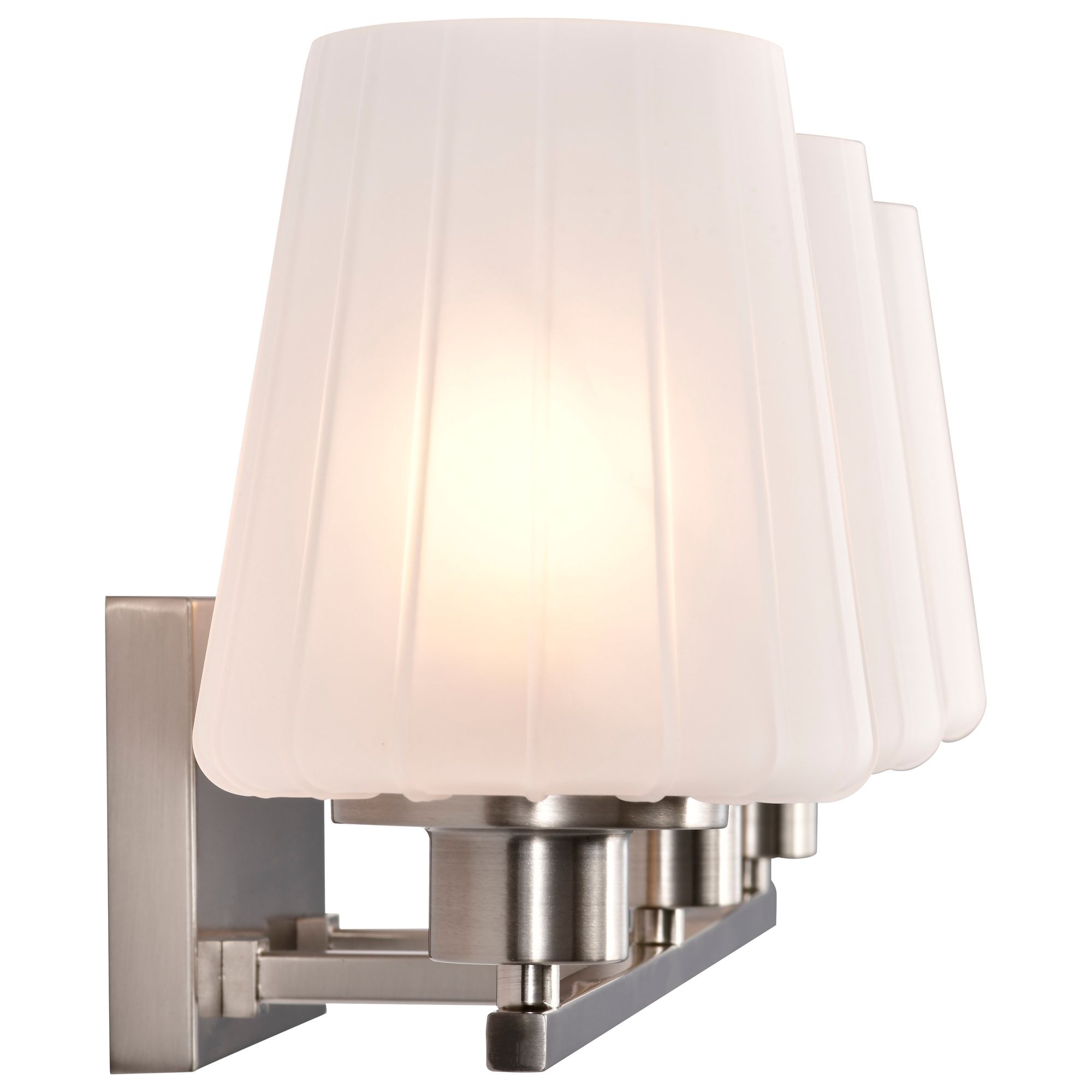 Nuvo Lune 24" Wide Brushed Nickel 3 Light Vanity