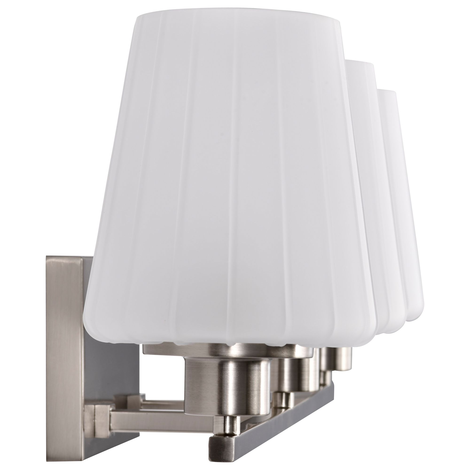 Nuvo Lune 24" Wide Brushed Nickel 3 Light Vanity