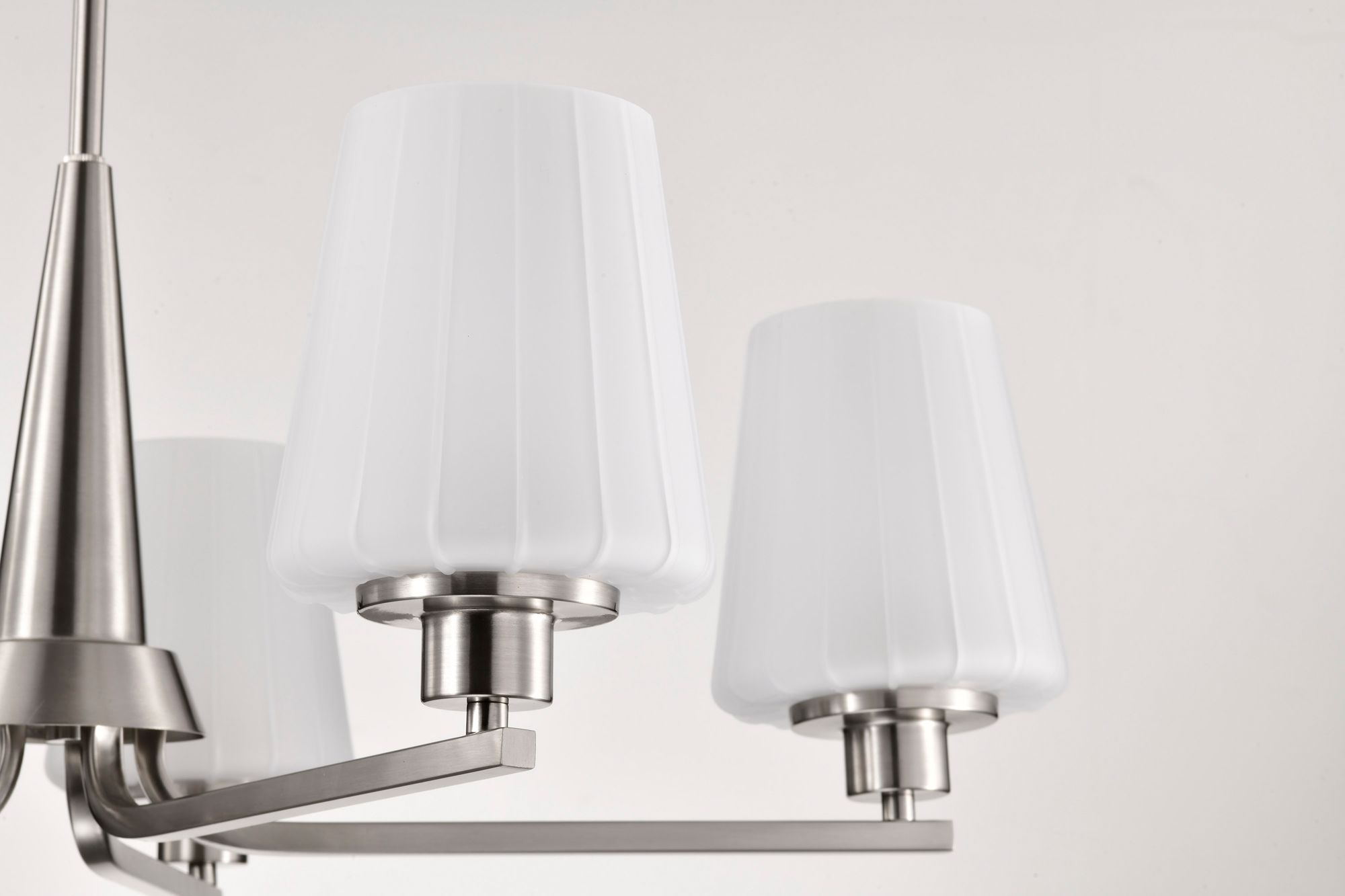 Nuvo Lune 30" Wide Brushed Nickel 5 Light Chandelier