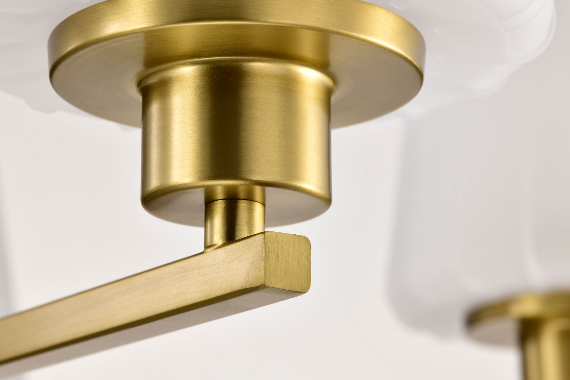 Nuvo Lune 30" Wide Vintage Brass 5 Light Chandelier