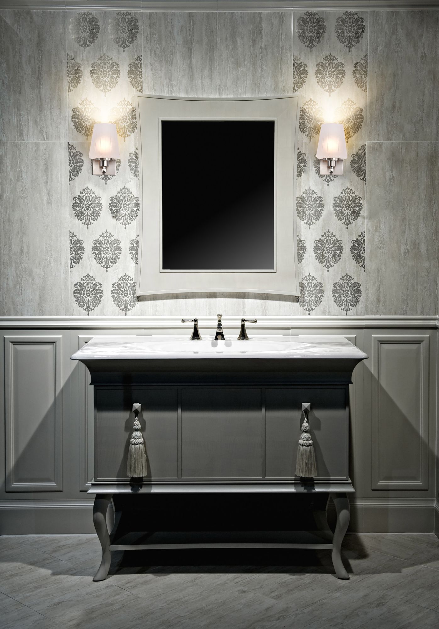 Nuvo Lune 8 3/4" High Brushed Nickel 1 Light Vanity