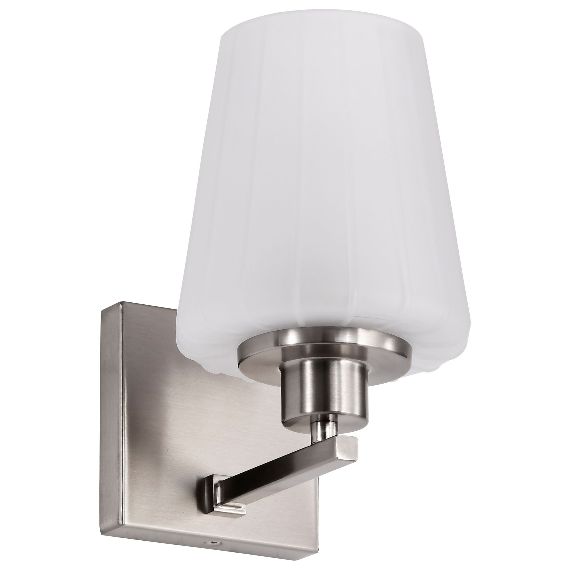 Image 5 Nuvo Lune 8 3/4" High Brushed Nickel 1 Light Vanity more views