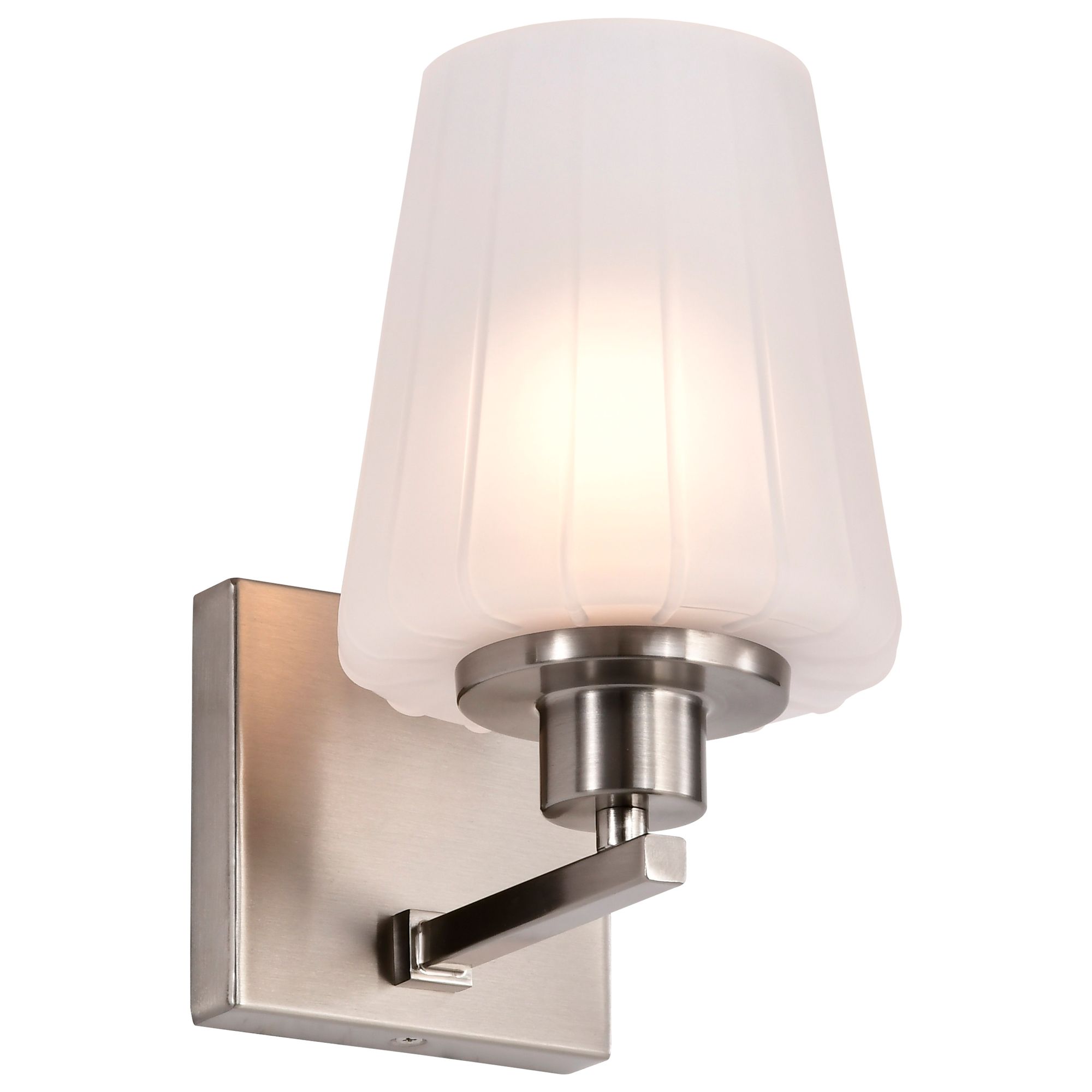 Image 6 Nuvo Lune 8 3/4" High Brushed Nickel 1 Light Vanity more views