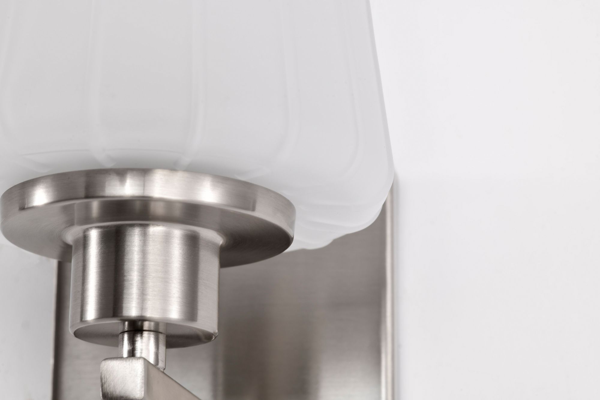 Nuvo Lune 8 3/4" High Brushed Nickel 1 Light Vanity