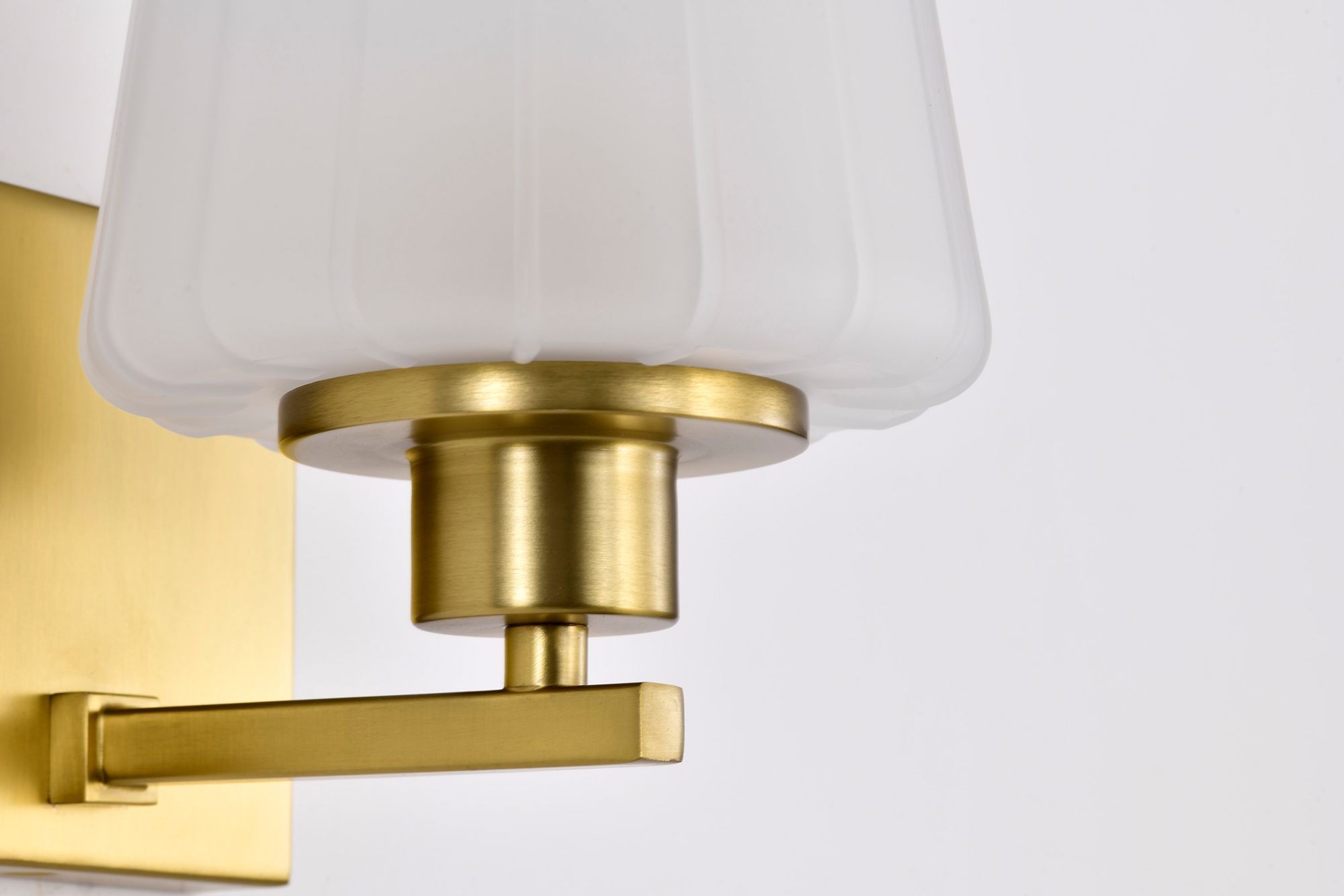 Nuvo Lune 8 3/4" High Vintage Brass 1 Light Vanity