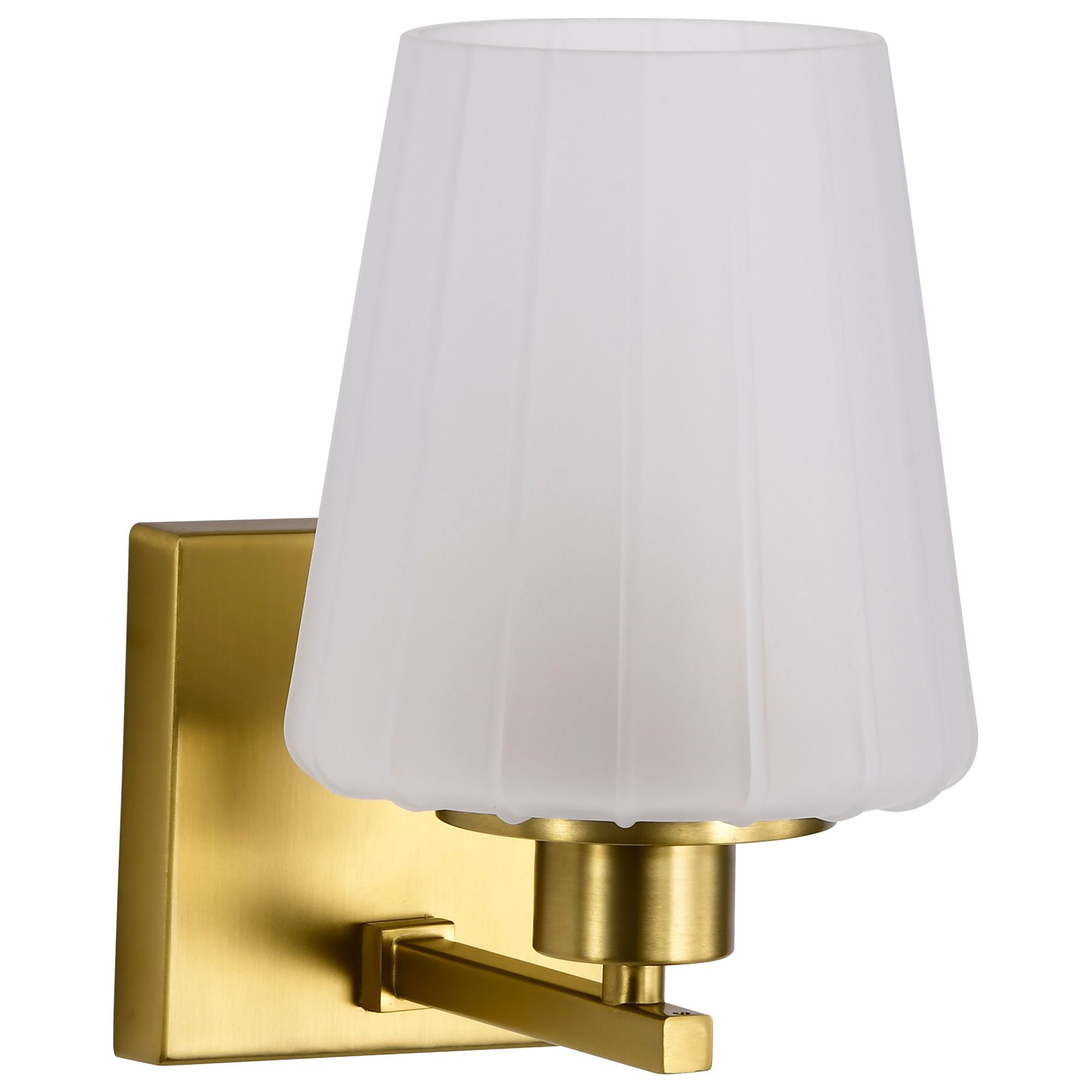 Image 5 Nuvo Lune 8 3/4" High Vintage Brass 1 Light Vanity more views