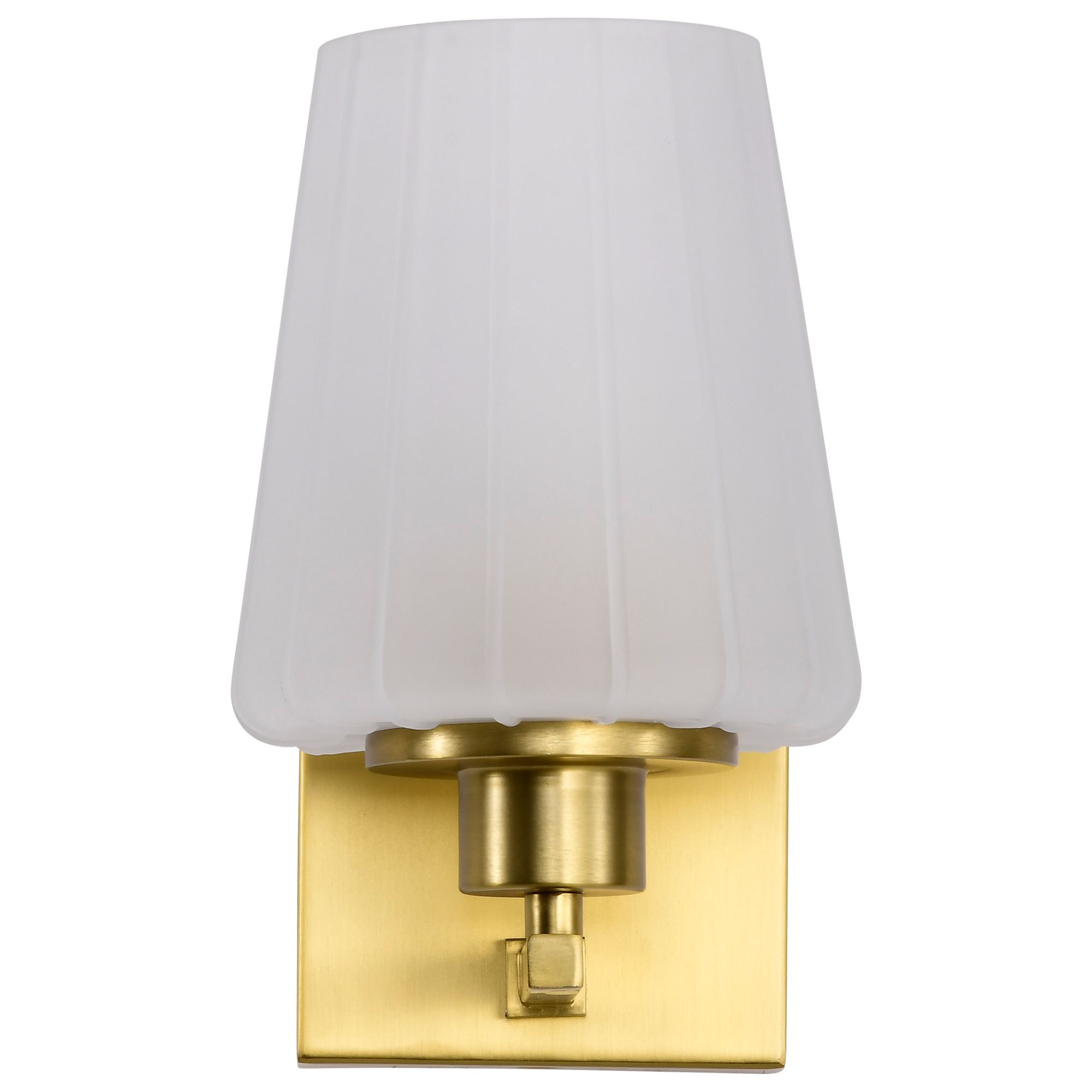 Image 7 Nuvo Lune 8 3/4" High Vintage Brass 1 Light Vanity more views