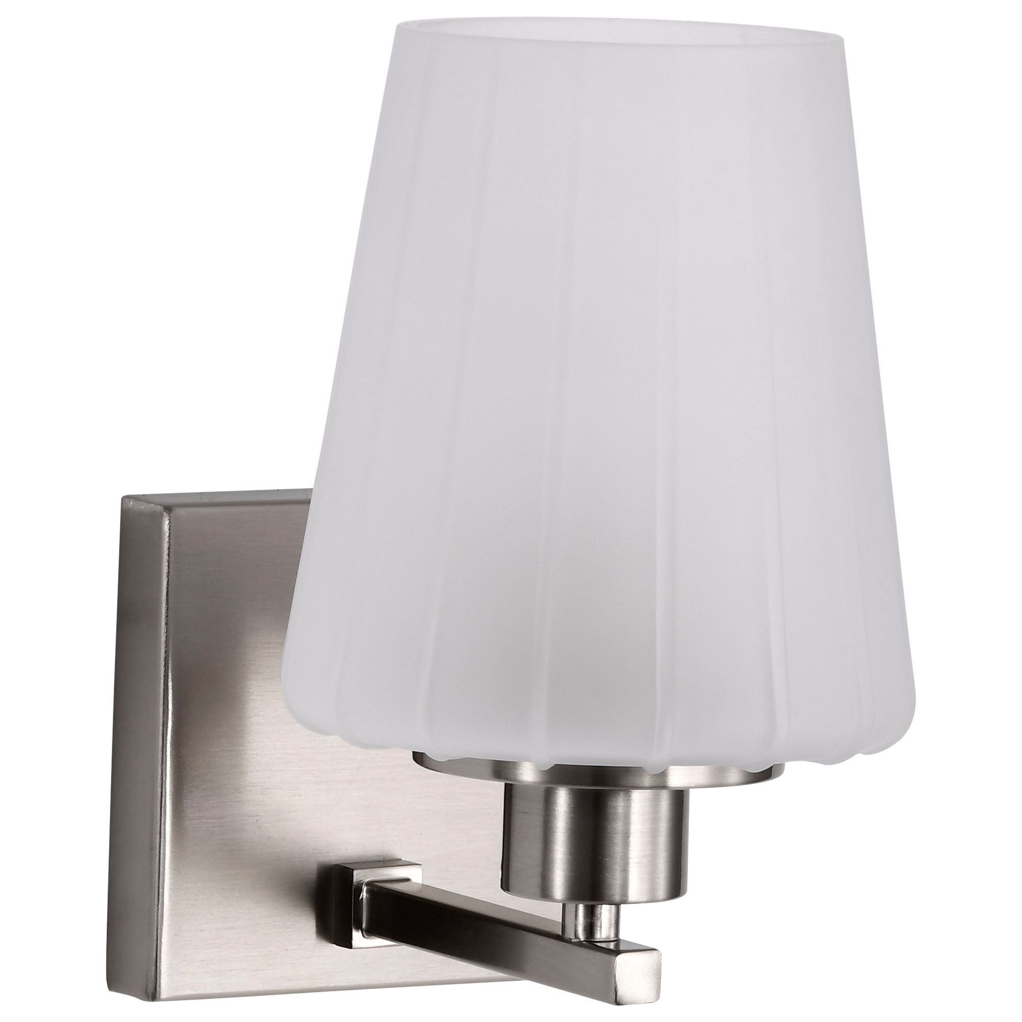Image 3 Nuvo Lune 8 3/4" High Brushed Nickel 1 Light Vanity more views