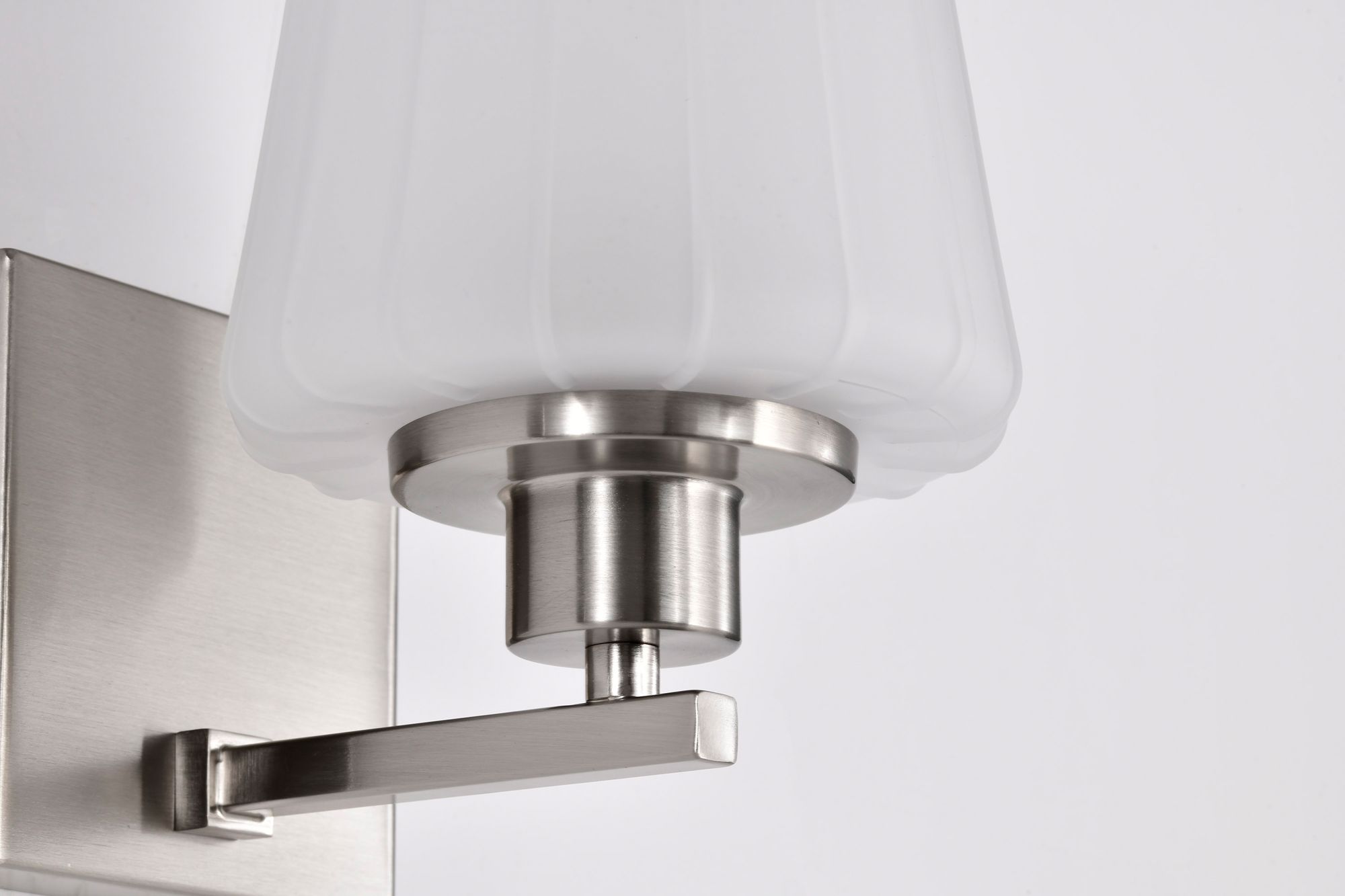 Image 7 Nuvo Lune 8 3/4" High Brushed Nickel 1 Light Vanity more views