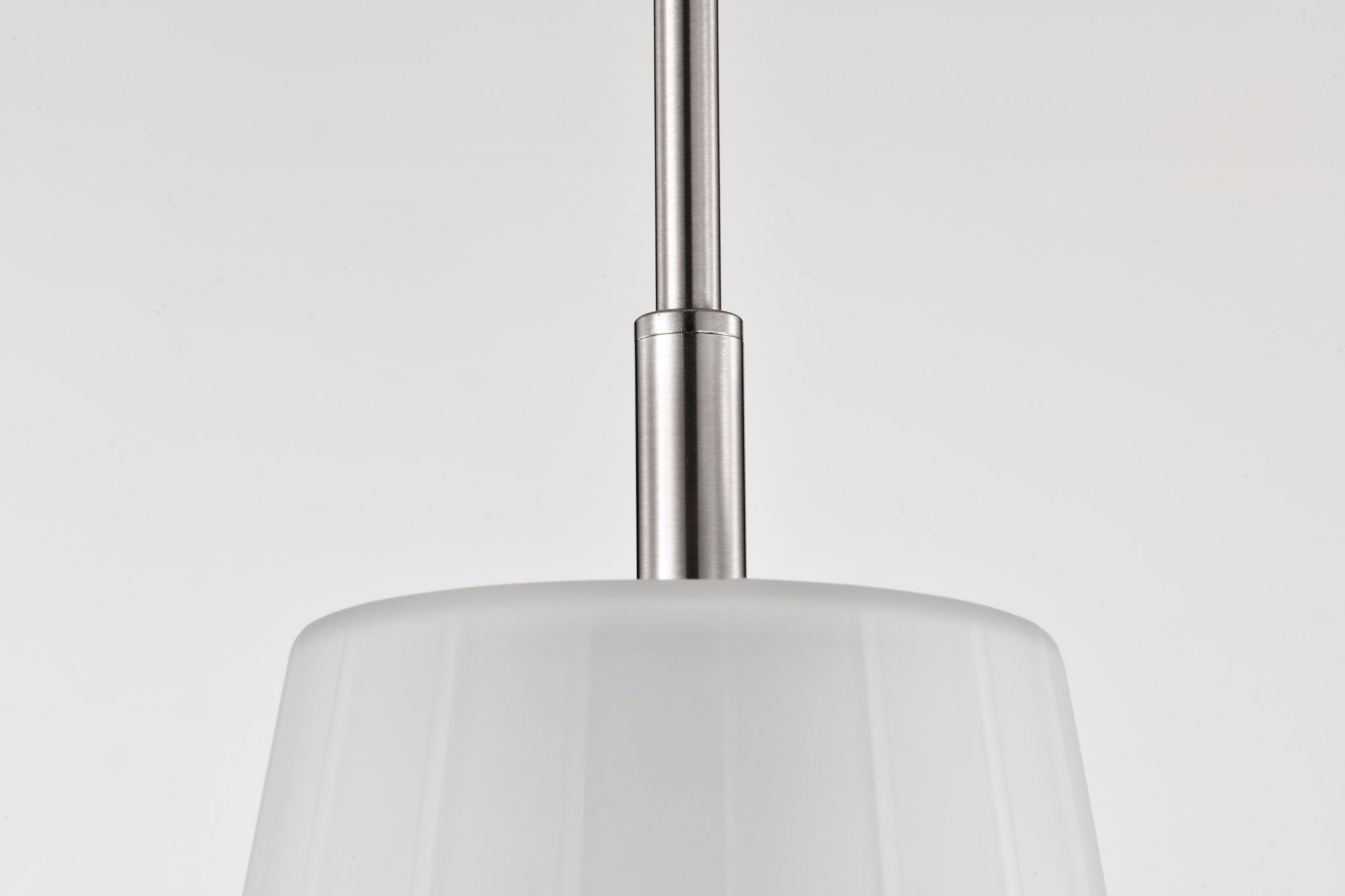 Image 7 Nuvo Lune 8" Wide Brushed Nickel Mini Pendant more views