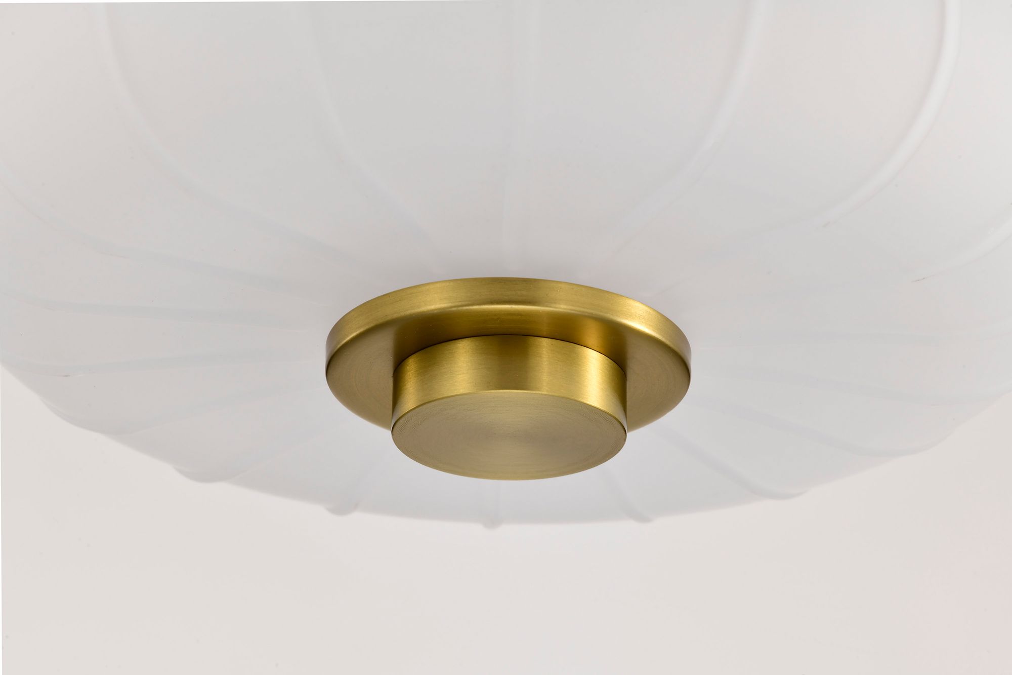 Image 7 Nuvo Lune 8" Wide Vintage Brass Mini Pendant more views