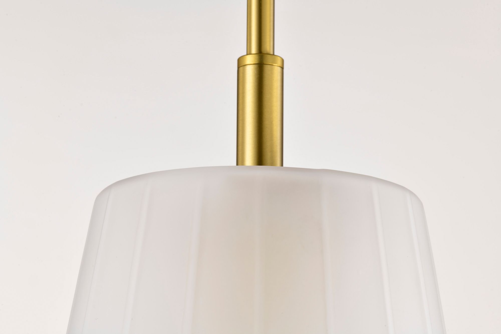 Nuvo Lune 8" Wide Vintage Brass Mini Pendant