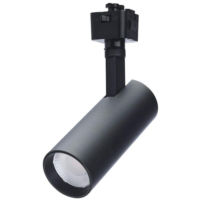 Image 1 Nuvo Matte Black 10W CCT LED Track Head 36 degree J-Style