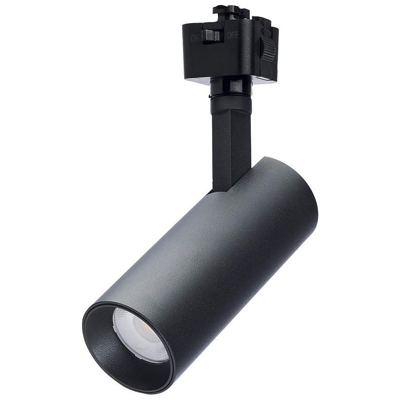 Image 1 Nuvo Matte Black 10W CCT LED Track Head 48 degree J-Style