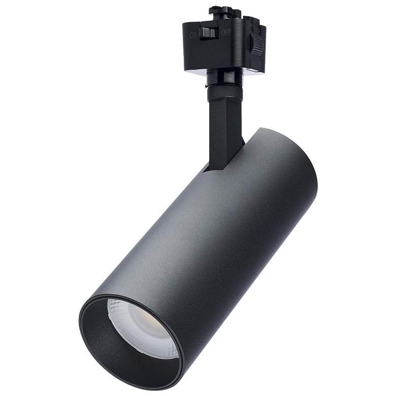 Image 1 Nuvo Matte Black 20W CCT LED Track Head 48 degree J-Style