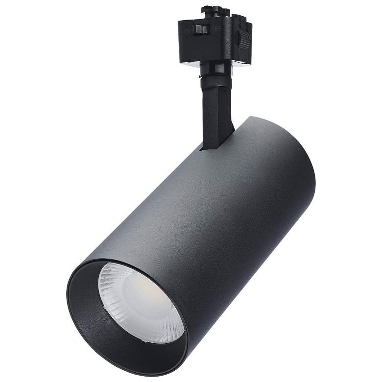 Image 1 Nuvo Matte Black 30W CCT LED Track Head 36 degree J-Style