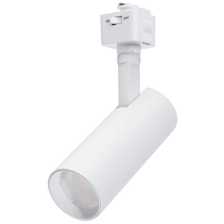 Image 1 Nuvo Matte White 10W CCT LED Track Head 36 degree J-Style