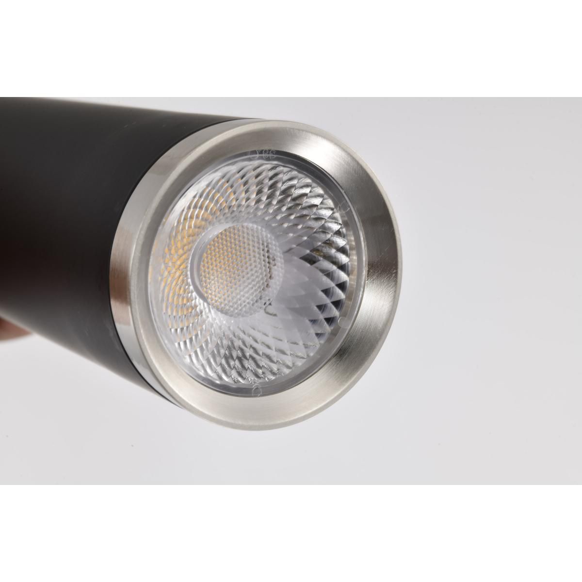 Nuvo Melrose 2 1/2" Wide Matte Black/Brushed Nickel LED Pendant