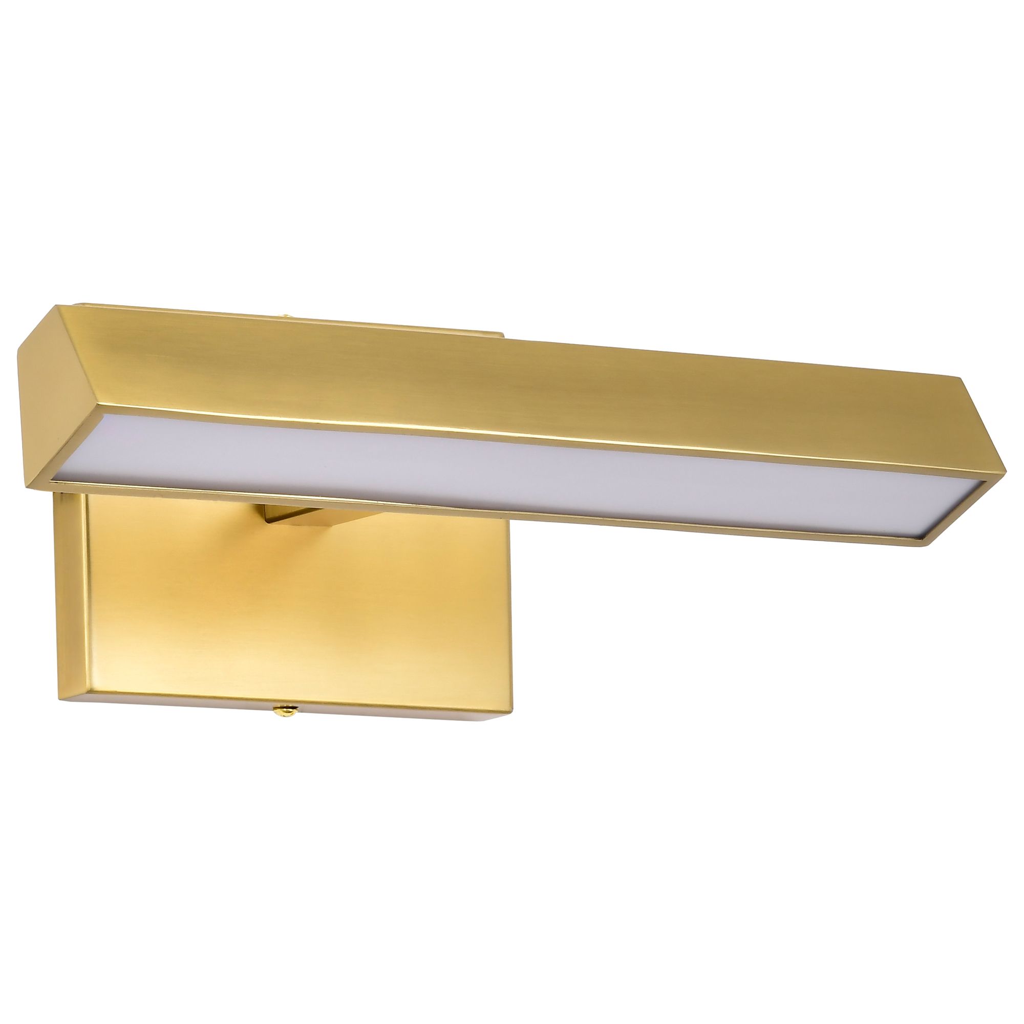 Image 5 Nuvo Mila 12" Vintage Brass LED Picture Light - 3 CCT Selectable more views