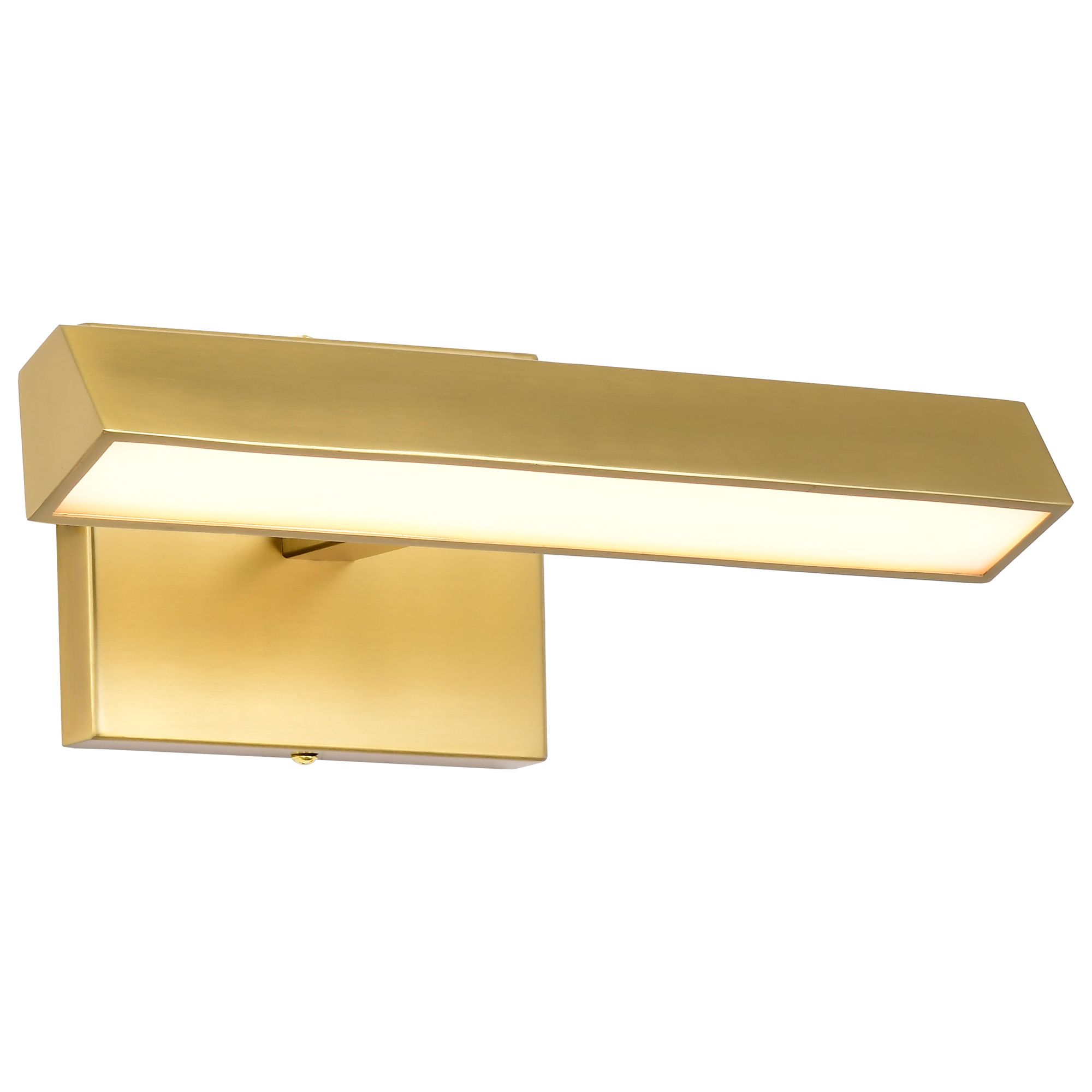 Image 6 Nuvo Mila 12" Vintage Brass LED Picture Light - 3 CCT Selectable more views